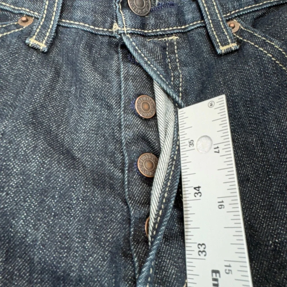 Levis 501‎ Shorts Mens 30 Blue Jorts Cutoffs Denim Button Fly Dark Wash 18656